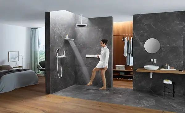 Термостат для скрытого монтажа на 3 потребителя Hansgrohe RainSelect (цвет - белый матовый) (15381700) фото 3 Aquada.com.ua