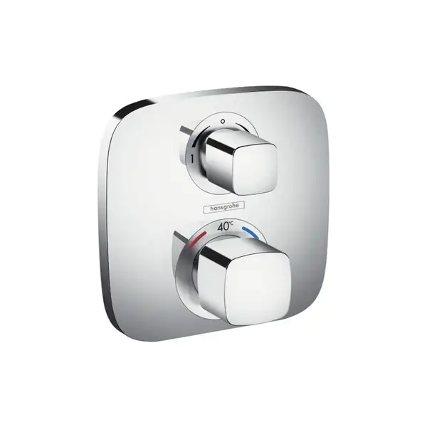 HANSGROHE Термостат с запорным/ переключающим вентилем Ecostat E (15708000) фото 1 Aquada.com.ua HANSGROHE Термостат с запорным/ переключающим вентилем Ecostat E (15708000) фото 1 Aquada.com.ua