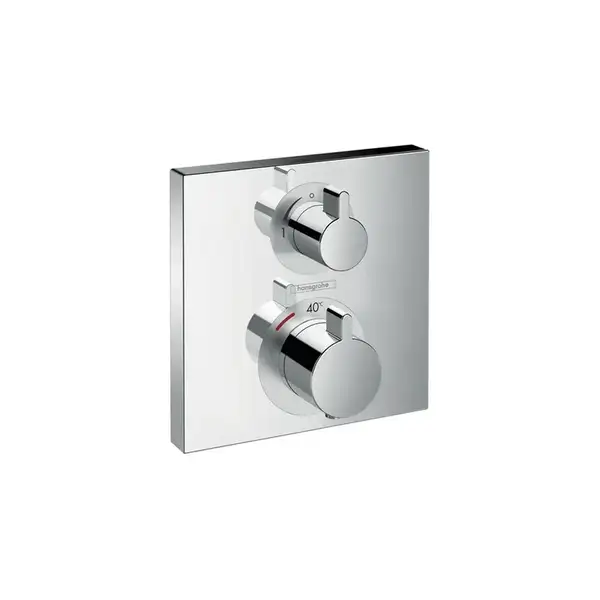 Термостат для душа Hansgrohe Ecostat Square (цвет - хром) (15712000) фото 1 Aquada.com.ua Термостат для душа Hansgrohe Ecostat Square (цвет - хром) (15712000) фото 1 Aquada.com.ua