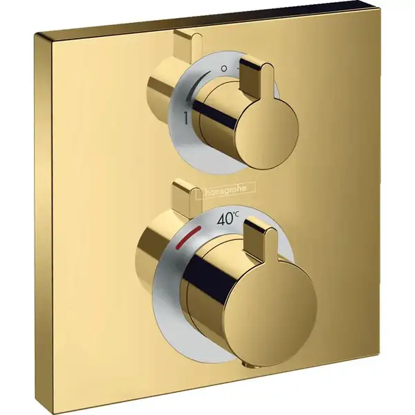 Hansgrohe Ecostat Square Термостат, полированное золото (15714990)