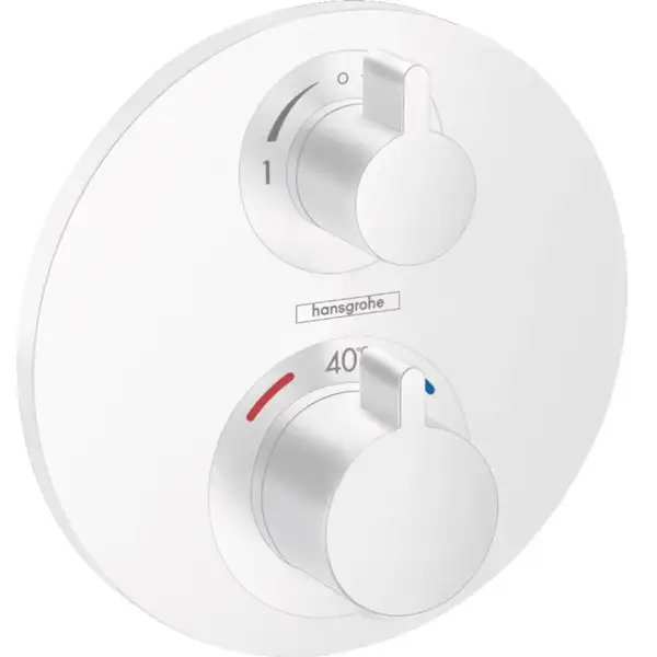 Hansgrohe Ecostat S Термостат для душа, белый матовый (15758700)