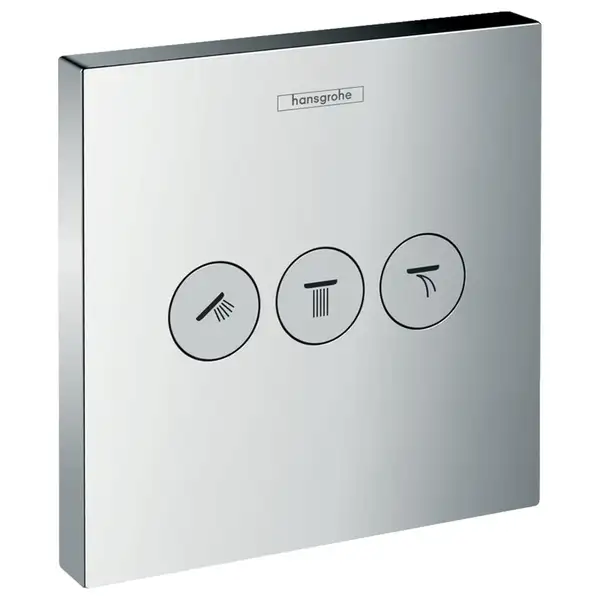 HANSGROHE Запорно-переключающее устройство на 3 потребителя Shower Select (15764000) фото 1 Aquada.com.ua HANSGROHE Запорно-переключающее устройство на 3 потребителя Shower Select (15764000) фото 1 Aquada.com.ua