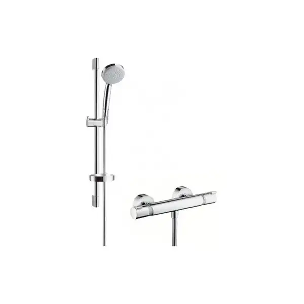 Душевой гарнитур Hansgrohe Croma 100 Vario с термостатом EcoSmart/Ecostat Comfort Combi (27035000) фото 1 Aquada.com.ua Душевой гарнитур Hansgrohe Croma 100 Vario с термостатом EcoSmart/Ecostat Comfort Combi (27035000) фото 1 Aquada.com.ua