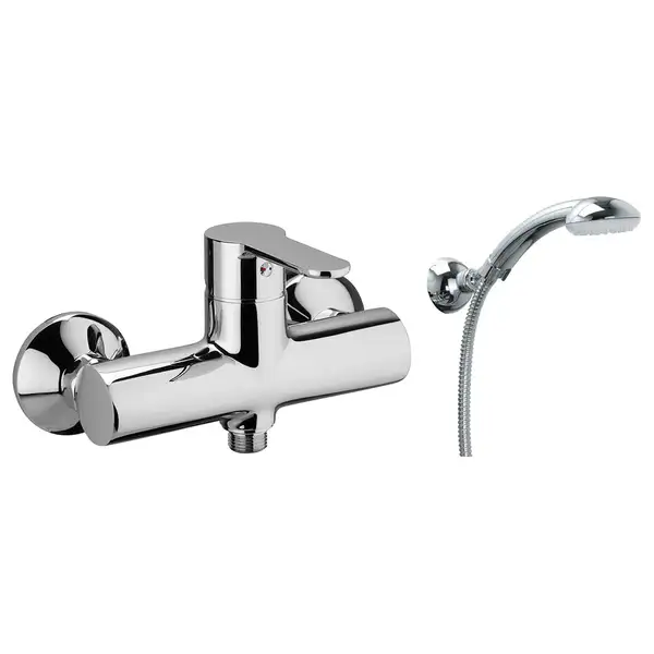 Смеситель для душа Paffoni Blu, с ручным душем (BLU168DCR) фото 1 Aquada.com.ua