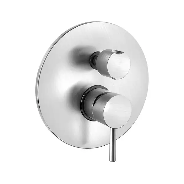 Paffoni Light Змішувач для душу на 2 споживачі, сталь (LIG018ST) Paffoni Light Змішувач для душу на 2 споживачі, сталь (LIG018ST)