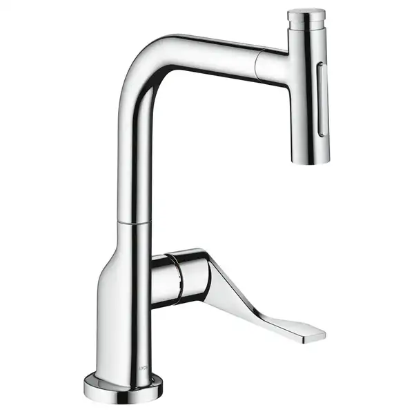 Смеситель кухонный с выдвижным изливом, 2 типа струи Axor Citterio Select (цвет - хром) (39862000) фото 1 Aquada.com.ua Смеситель кухонный с выдвижным изливом, 2 типа струи Axor Citterio Select (цвет - хром) (39862000) фото 1 Aquada.com.ua