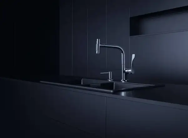 Смеситель кухонный с выдвижным изливом, 2 типа струи Axor Citterio Select (цвет - хром) (39862000) фото 4 Aquada.com.ua Смеситель кухонный с выдвижным изливом, 2 типа струи Axor Citterio Select (цвет - хром) (39862000) фото 4 Aquada.com.ua