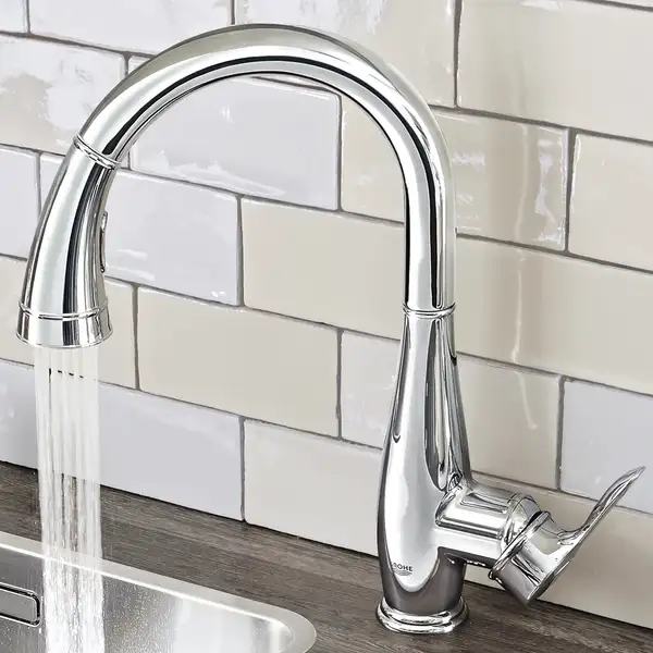 Смеситель однорычажный для кухни Grohe Parkfield DN 15 (цвет - хром) (30215000) фото 2 Aquada.com.ua Смеситель однорычажный для кухни Grohe Parkfield DN 15 (цвет - хром) (30215000) фото 2 Aquada.com.ua