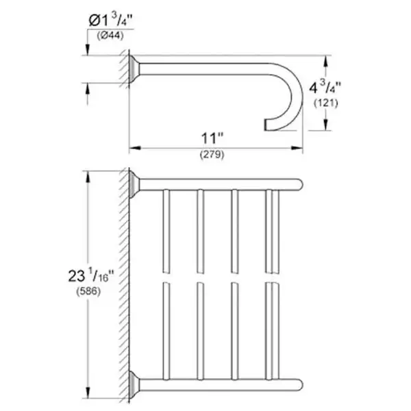 Набор Grohe смеситель для кухни сенсорный Minta Touch 31360001 + полка для полотенец Essentials Authentic 40660001 (3136000140660000) фото 4 Aquada.com.ua