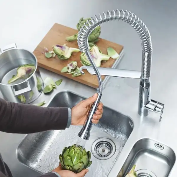 Смеситель для кухни изливом K7 Grohe (31379000) фото 2 Aquada.com.ua