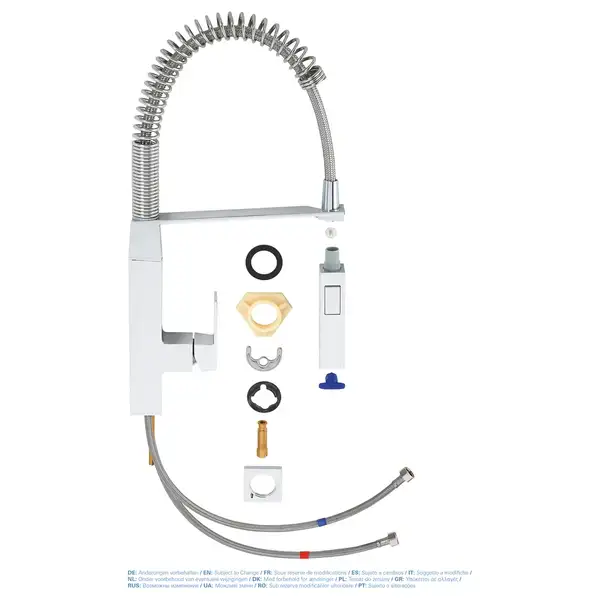 Grohe Eurocube Смеситель для кухни, хром (31395000) Grohe Eurocube Смеситель для кухни, хром (31395000)