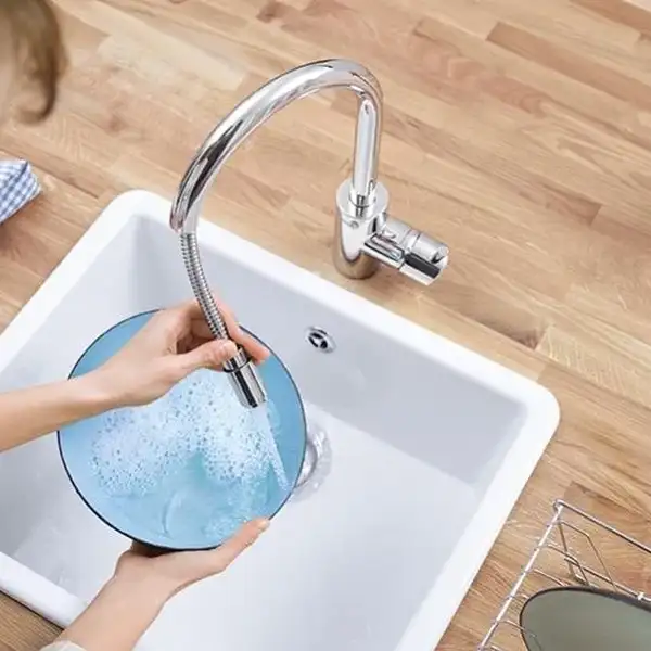 Змішувач для кухні з висувним виливом Grohe Eurostyle Cosmopolitan (31482003)