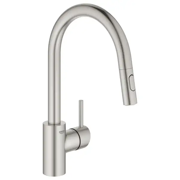 Смеситель для кухни Grohe Concetto (цвет - сталь) (31483DC2) фото 1 Aquada.com.ua Смеситель для кухни Grohe Concetto (цвет - сталь) (31483DC2) фото 1 Aquada.com.ua