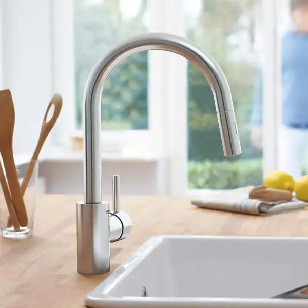 Смеситель для кухни Grohe Concetto (цвет - сталь) (31483DC2) Смеситель для кухни Grohe Concetto (цвет - сталь) (31483DC2)