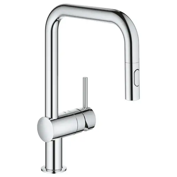 Змішувач для кухні з висувним виливом Grohe Minta (32322002) Змішувач для кухні з висувним виливом Grohe Minta (32322002)