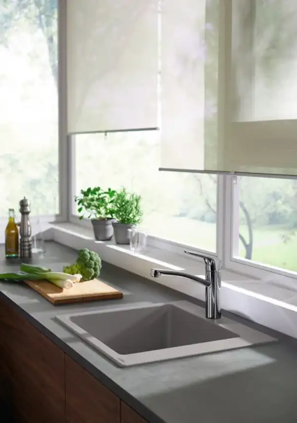 HANSGROHE Смеситель для кухни, однорычажный MyCube M (13815000) фото 2 Aquada.com.ua HANSGROHE Смеситель для кухни, однорычажный MyCube M (13815000) фото 2 Aquada.com.ua
