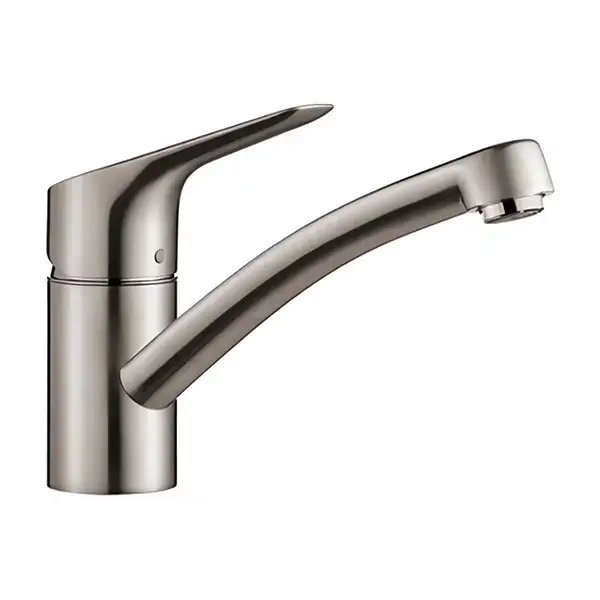 HANSGROHE Смеситель для кухни, однорычажный (steel optic) MySport S (13860800) фото 1 Aquada.com.ua