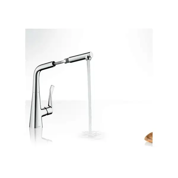 Смеситель для кухни Hansgrohe Metris (цвет - хром) (14821000) фото 4 Aquada.com.ua
