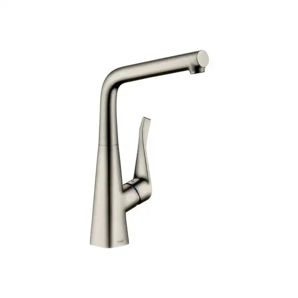 Смеситель для кухни Hansgrohe Metris (цвет - сталь) (14822800) фото 1 Aquada.com.ua