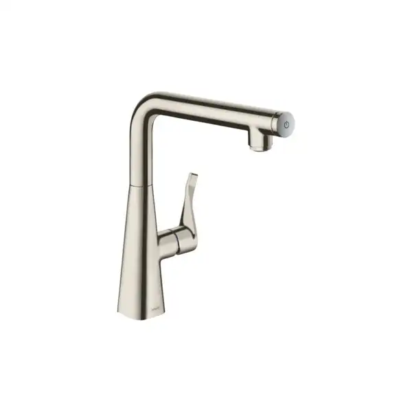 Смеситель для кухни, однорычажный Hansgrohe Metris Select (цвет - сталь) (14847800) фото 1 Aquada.com.ua