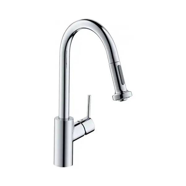 HANSGROHE Змішувач для кухні Talis S2 Variarc з висувним виливом, хром (14877000)