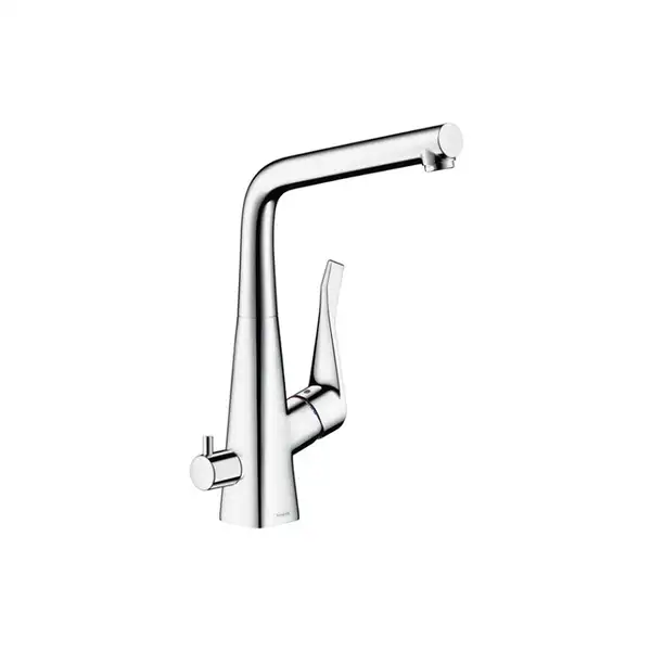 Смеситель для кухни, однорычажный Hansgrohe Metris (цвет - хром) (14888000) фото 1 Aquada.com.ua