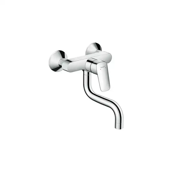 Смеситель для кухни, однорычажный, настенный Hansgrohe Logis (цвет - хром) (71836000) фото 1 Aquada.com.ua