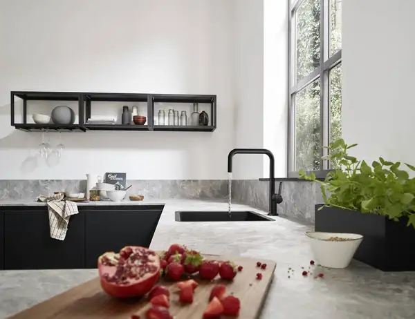 Смеситель для кухни Hansgrohe Talis U M54 220 (цвет - чёрный матовый) (72806670) фото 2 Aquada.com.ua