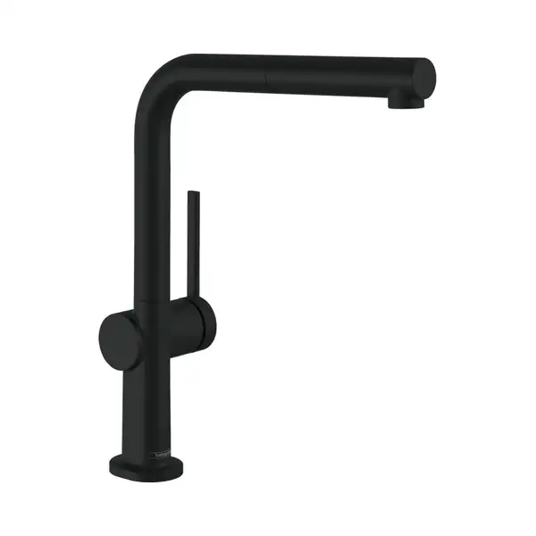 Кухонный смеситель Hansgrohe Talis 270, черный матовый (72809670)