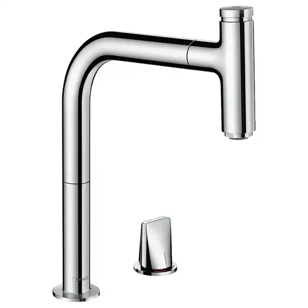 Смеситель для кухни Hansgrohe Metris Select 200 1jet, sBox (цвет - хром), с вытяжным душем (73804000) фото 1 Aquada.com.ua Смеситель для кухни Hansgrohe Metris Select 200 1jet, sBox (цвет - хром), с вытяжным душем (73804000) фото 1 Aquada.com.ua