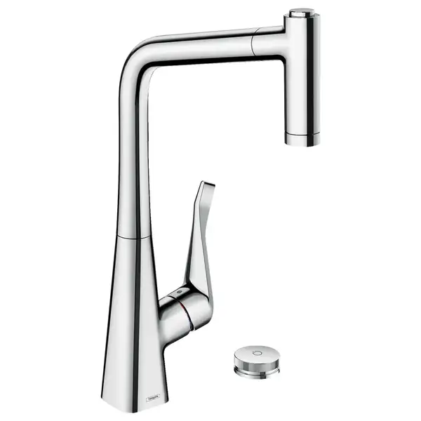 Смеситель для кухни Hansgrohe Metris Select 320 2jet, sBox (цвет - хром), с вытяжным душем (73806000) фото 1 Aquada.com.ua Смеситель для кухни Hansgrohe Metris Select 320 2jet, sBox (цвет - хром), с вытяжным душем (73806000) фото 1 Aquada.com.ua