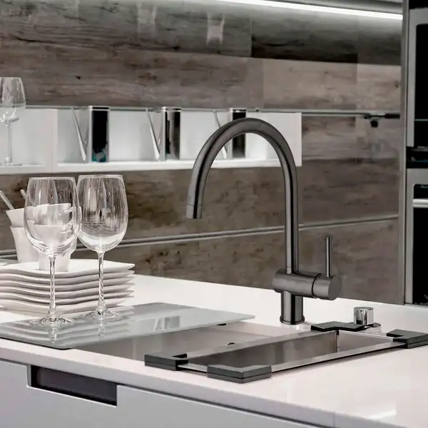 Смеситель для кухни Paffoni Light (LIG280NKNSP) Смеситель для кухни Paffoni Light (LIG280NKNSP)