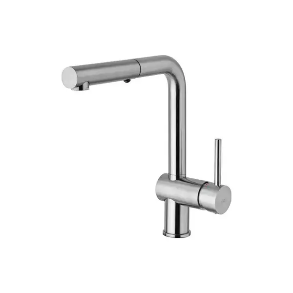 Смеситель для кухни Paffoni Light (цвет - сталь) (LIG285ST-MET) Смеситель для кухни Paffoni Light (цвет - сталь) (LIG285ST-MET)