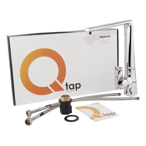Змішувач для кухні Qtap Estet CRM 007F (QTESTCRM007F) фото 5 Aquada.com.ua