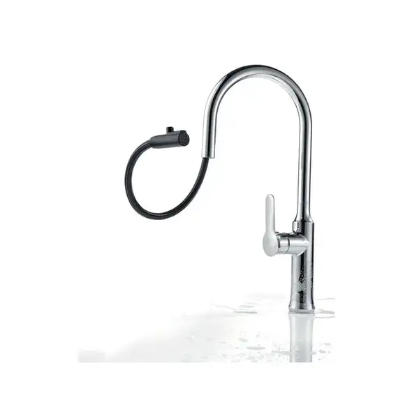 Смеситель кухонный Ravak Classic с выдвижным носиком (X070078) фото 2 Aquada.com.ua