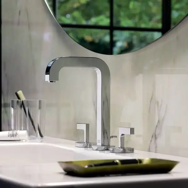 Смеситель для раковины на 3 отверстия Axor Citterio (цвет - хром) (39135000) фото 2 Aquada.com.ua Смеситель для раковины на 3 отверстия Axor Citterio (цвет - хром) (39135000) фото 2 Aquada.com.ua