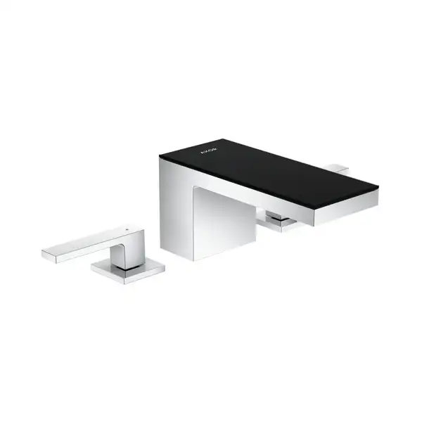 Axor MyEdition 70 Змішувач для умивальника, хром/чорне скло (47050600)