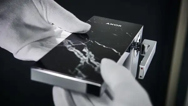 Смеситель для раковины на 3 отверстия Axor MyEdition (цвет - хром/мрамор) (47052000+47913000) фото 2 Aquada.com.ua Смеситель для раковины на 3 отверстия Axor MyEdition (цвет - хром/мрамор) (47052000+47913000) фото 2 Aquada.com.ua