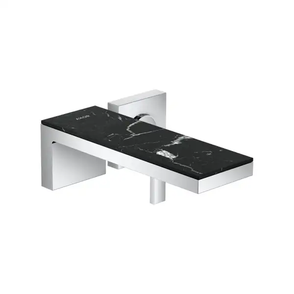 Смеситель для раковины настенный Axor MyEdition (цвет - хром/мрамор) (47062000+47914000) фото 1 Aquada.com.ua Смеситель для раковины настенный Axor MyEdition (цвет - хром/мрамор) (47062000+47914000) фото 1 Aquada.com.ua