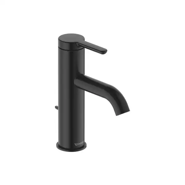 Смеситель для раковины Duravit C.1 (цвет - чёрный матовый), с донным клапаном (C11020001046) фото 1 Aquada.com.ua Смеситель для раковины Duravit C.1 (цвет - чёрный матовый), с донным клапаном (C11020001046) фото 1 Aquada.com.ua