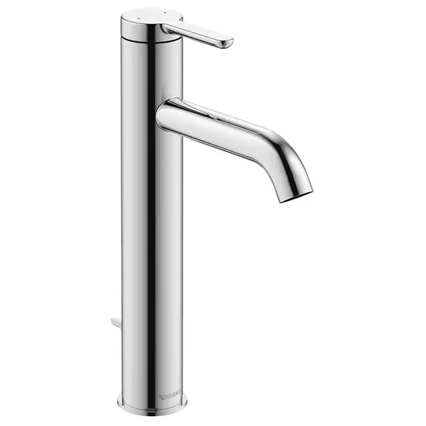 Смеситель для раковины высокий Duravit C.1 (цвет - хром), с донным клапаном, излив 136 мм (C11030001010) фото 1 Aquada.com.ua Смеситель для раковины высокий Duravit C.1 (цвет - хром), с донным клапаном, излив 136 мм (C11030001010) фото 1 Aquada.com.ua