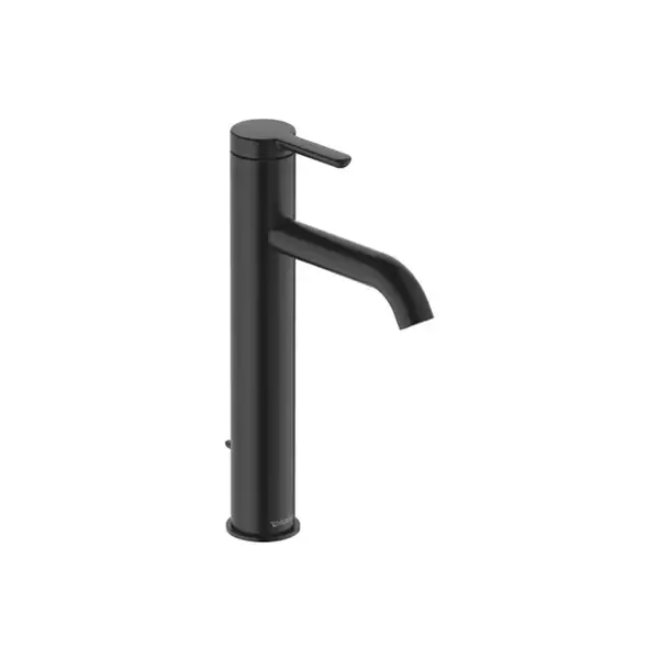 Смеситель для раковины высокий Duravit C.1 (цвет - чёрный матовый), с донным клапаном, излив 166 мм (C11040001046) фото 1 Aquada.com.ua Смеситель для раковины высокий Duravit C.1 (цвет - чёрный матовый), с донным клапаном, излив 166 мм (C11040001046) фото 1 Aquada.com.ua