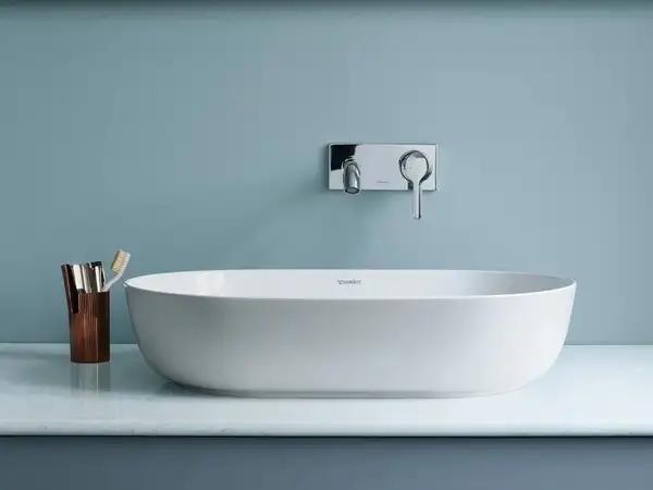 Смеситель для раковины настенный Duravit C.1 (цвет - хром), излив 174 мм (C11070003010) фото 2 Aquada.com.ua Смеситель для раковины настенный Duravit C.1 (цвет - хром), излив 174 мм (C11070003010) фото 2 Aquada.com.ua