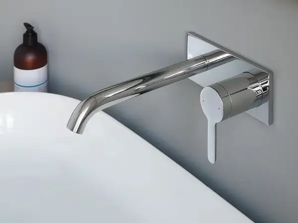 Смеситель для раковины настенный Duravit C.1 (цвет - хром), излив 225 мм (C11070004010) фото 2 Aquada.com.ua Смеситель для раковины настенный Duravit C.1 (цвет - хром), излив 225 мм (C11070004010) фото 2 Aquada.com.ua
