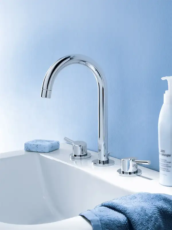 Grohe Concetto Смеситель для раковины на три отверстия, L-Size (20216001) фото 2 Aquada.com.ua Grohe Concetto Смеситель для раковины на три отверстия, L-Size (20216001) фото 2 Aquada.com.ua