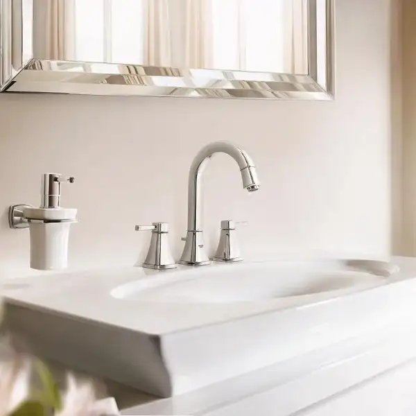 Змішувач для умивальника Grohe Grandera M-Size на 3 отвори, хром (20389000) Змішувач для умивальника Grohe Grandera M-Size на 3 отвори, хром (20389000)