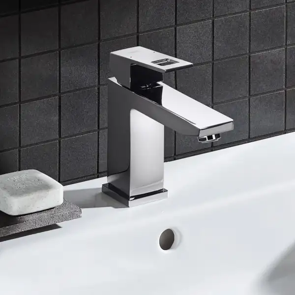 GROHE Смеситель для раковины, однорычажный Eurocube (23127000) фото 4 Aquada.com.ua GROHE Смеситель для раковины, однорычажный Eurocube (23127000) фото 4 Aquada.com.ua
