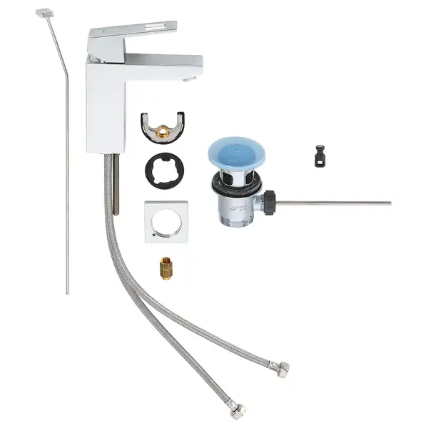 Змішувач для умивальника з дон. клапаном Grohe Eurocube (23127000) Змішувач для умивальника з дон. клапаном Grohe Eurocube (23127000)