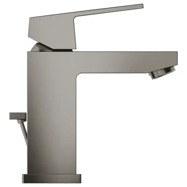 Смеситель для раковины Grohe Eurocube S-Size (цвет - тёмный графит, матовый), с донным клапаном (23127AL0) фото 2 Aquada.com.ua Смеситель для раковины Grohe Eurocube S-Size (цвет - тёмный графит, матовый), с донным клапаном (23127AL0) фото 2 Aquada.com.ua