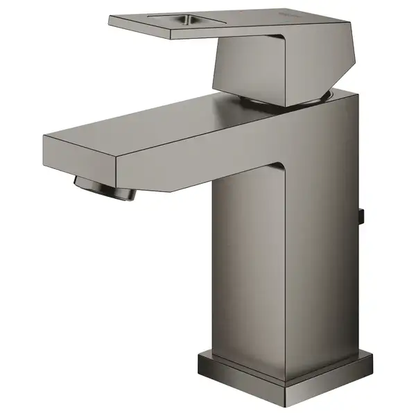 Смеситель для раковины Grohe Eurocube S-Size (цвет - тёмный графит, матовый), с донным клапаном (23127AL0) фото 4 Aquada.com.ua Смеситель для раковины Grohe Eurocube S-Size (цвет - тёмный графит, матовый), с донным клапаном (23127AL0) фото 4 Aquada.com.ua